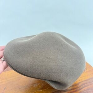 Vintage Pendleton Flat Cap Mens Large Brown 100% Virgin Wool Newsboy Ivy Hat